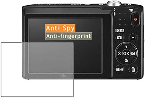 מגן מסך פרטיות של Vaxson, התואם ל- Nikon Coolpix A100 Anti Spy Slud Stager Scepters [לא מזכוכית מזג]